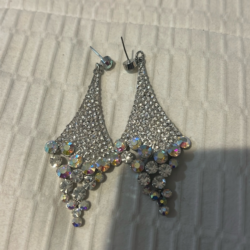 Rhinestone earrings